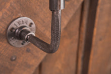 Load image into Gallery viewer, Industrial style wrought iron bracket for handrails & shelfs