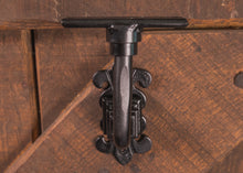 Load image into Gallery viewer, Cast iron black bracket for handrails & shelfs
