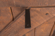 Load image into Gallery viewer, black Industrial style wrought iron bracket for handrails & shelfs
