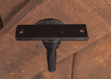 Load image into Gallery viewer, Industrial style black bracket for handrails & shelfs