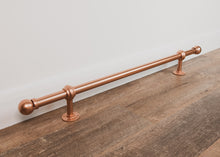 Load image into Gallery viewer, Industrial style foot rail copper