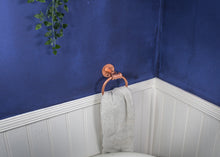 Load image into Gallery viewer, Towel ring, towel rail industrial copper finish.