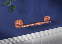 Load image into Gallery viewer, Copper Industrial towel rail