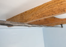 Load image into Gallery viewer, Industrial shower curtain rail 120cm -200 cm straight rail ceiling mounted