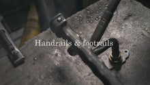 Load and play video in Gallery viewer, Black Wrought Iron Handrail | outside