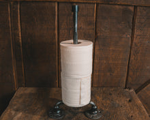 Load image into Gallery viewer, Industrial freestanding toilet paper holder
