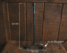 Load image into Gallery viewer, Industrial freestanding toilet paper holder