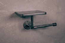 Load image into Gallery viewer, Copper Toilet roll holder & shelf toilet paper holder