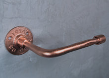Load image into Gallery viewer, Copper Industrial toilet roll holder