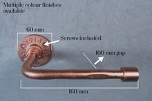 Load image into Gallery viewer, Copper Industrial toilet roll holder