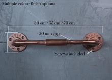 Load image into Gallery viewer, Copper Industrial towel rail