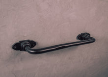 Load image into Gallery viewer, Steel black towel rail