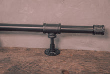 Load image into Gallery viewer, Industrial pipe foot rail Black