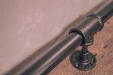Load image into Gallery viewer, Industrial pipe foot rail Black