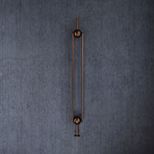 Load image into Gallery viewer, Aged Bronze Stair Spindle Vintage Wrought Iron Railing Panel Handrail Balusters
