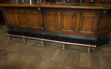 Load image into Gallery viewer, Industrial foot rail bronze home bar foot rail

