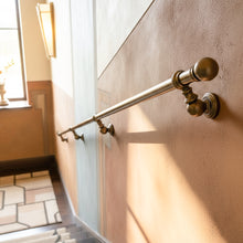 Load image into Gallery viewer, Industrial Bronze Stair Handrail wrought iron

