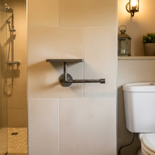 Load image into Gallery viewer, Industrial Toilet roll holder &amp; shelf toilet paper holder
