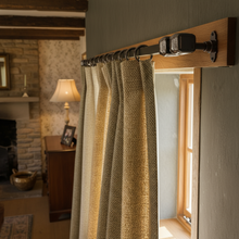 Load image into Gallery viewer, Wrought iron curtain rail wrought iron wall mounted
