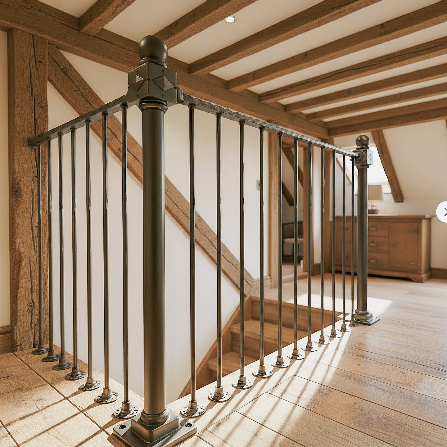 Wrought Iron forged Balustrades Handrail