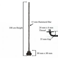 Load image into Gallery viewer, Quatrefoil Iron Stair Spindles | Side Mount Balusters — product detail 5
