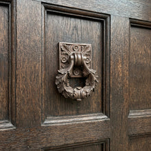 Load image into Gallery viewer, Ornate Floral Door Knocker – Aged Bronze Finish
