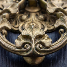 Load image into Gallery viewer, Ginkgo Leaf Door Knocker – Antique Brass Finish
