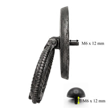 Load image into Gallery viewer, Black Bird Door Knocker – Cast Metal
