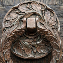 Load image into Gallery viewer, Laurel Wreath Door Knocker – Aged Bronze Finish
