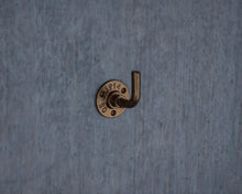 Load image into Gallery viewer, Industrial Bronze hook wall mounted
