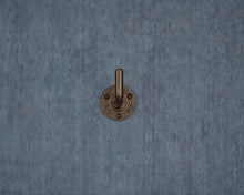 Load image into Gallery viewer, Industrial Bronze hook wall mounted
