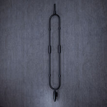 Load image into Gallery viewer, Wrought Iron Stair Spindle Black Railing Panel
