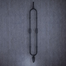 Load image into Gallery viewer, Wrought Iron Stair Spindle Black Railing Panel
