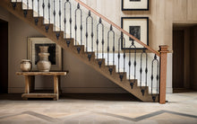 Load image into Gallery viewer, Wrought Iron stair spindle Black railing panel

