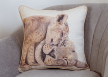 Load image into Gallery viewer, Fox cushion cover &amp; pillow, cotton Safari themed cushions
