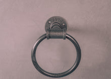 Load image into Gallery viewer, Towel ring, towel rail industrial copper finish.
