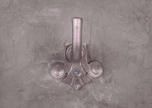 Load image into Gallery viewer, Silver fleur de lis hook wall mounted
