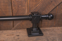 Load image into Gallery viewer, Bar foot rail cast iron Black heavy duty
