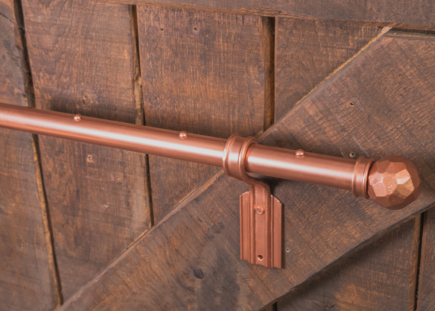 Art deco copper Stair handrail banister