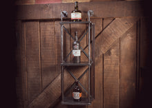 Load image into Gallery viewer, Industrial wine rack wall mounted bar drinks cabinet
