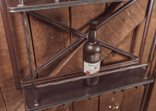 Load image into Gallery viewer, Industrial style wine rack wall &amp; glass rack wall mounted
