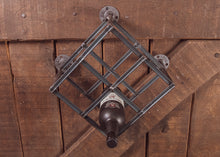 Load image into Gallery viewer, Industrial style wine rack wall mounted
