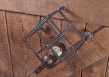 Load image into Gallery viewer, Industrial style wine rack wall mounted

