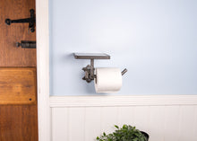 Load image into Gallery viewer, Gothic Toilet roll holder &amp; shelf
