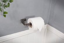 Load image into Gallery viewer, Industrial black toilet paper holder

