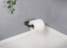 Load image into Gallery viewer, Industrial black toilet paper holder
