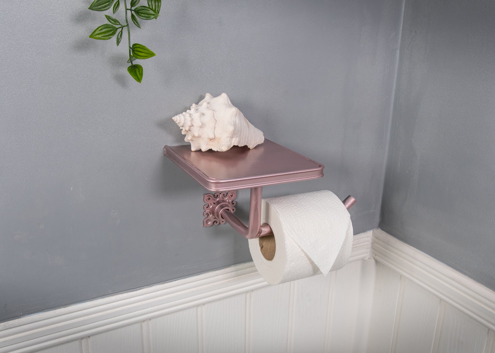 Pink toilet roll holder discount