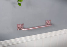 Load image into Gallery viewer, Vintage pink towel rail
