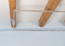 Load image into Gallery viewer, Industrial shower curtain rail silver wrought iron Rectangular &amp; square ceiling mounted
