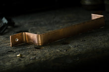 Load image into Gallery viewer, copper door handle with Hammered edge
